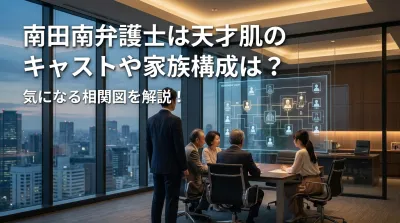 南田南弁護士は天才肌のキャストや家族構成は？気になる相関図を解説！