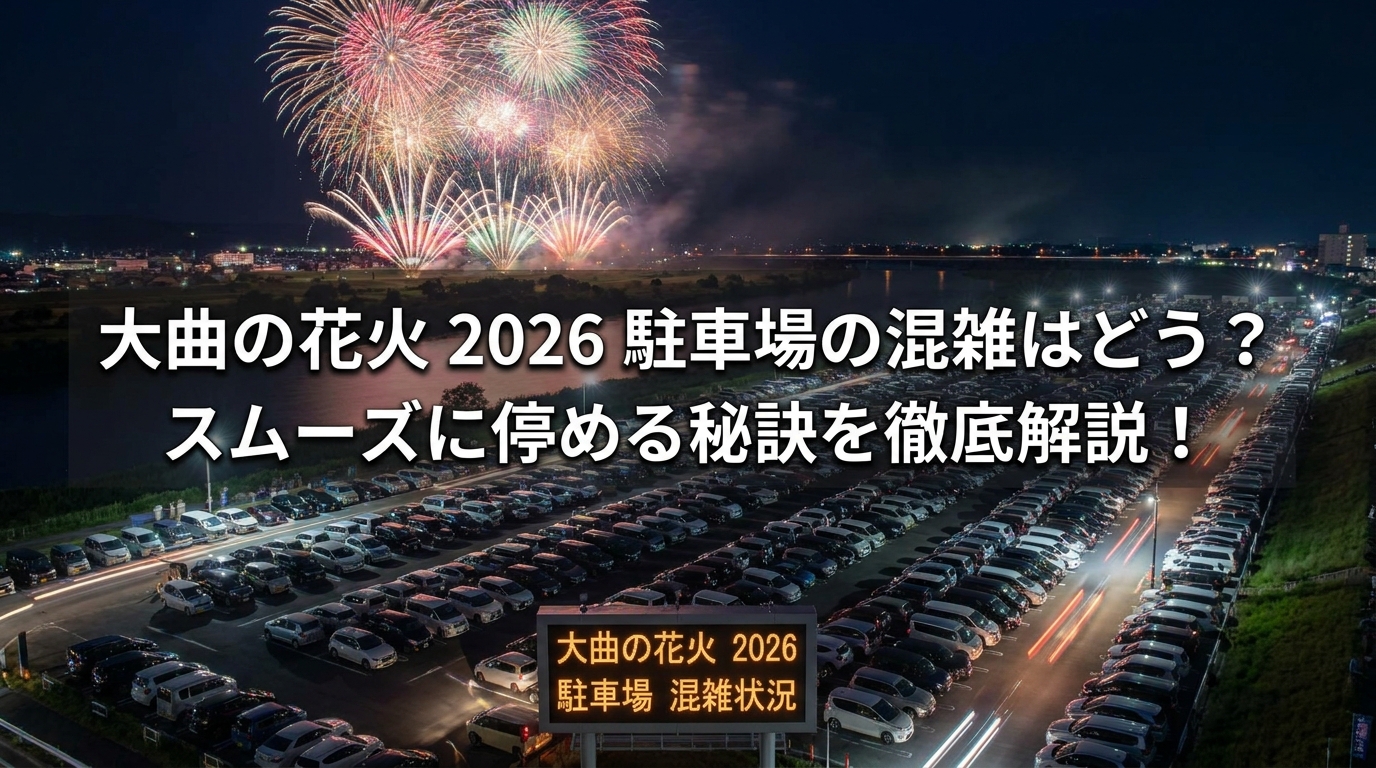 大曲の花火 2026 駐車場の混雑はどう？スムーズに停める秘訣を徹底解説！