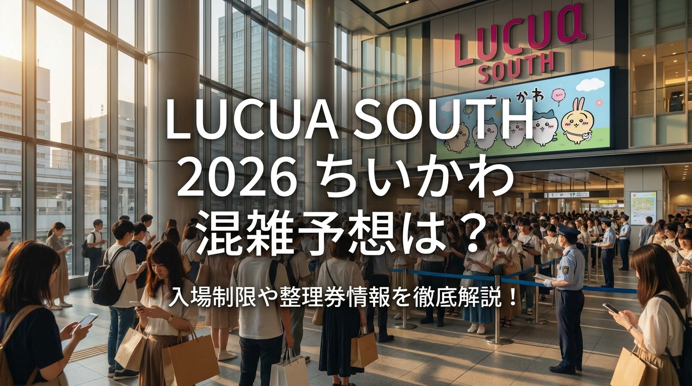 LUCUA SOUTH 2026 ちいかわ 混雑予想は？入場制限や整理券情報を徹底解説！