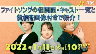 ファイトソングの相関図・キャスト一覧と役柄を画像付きで紹介！