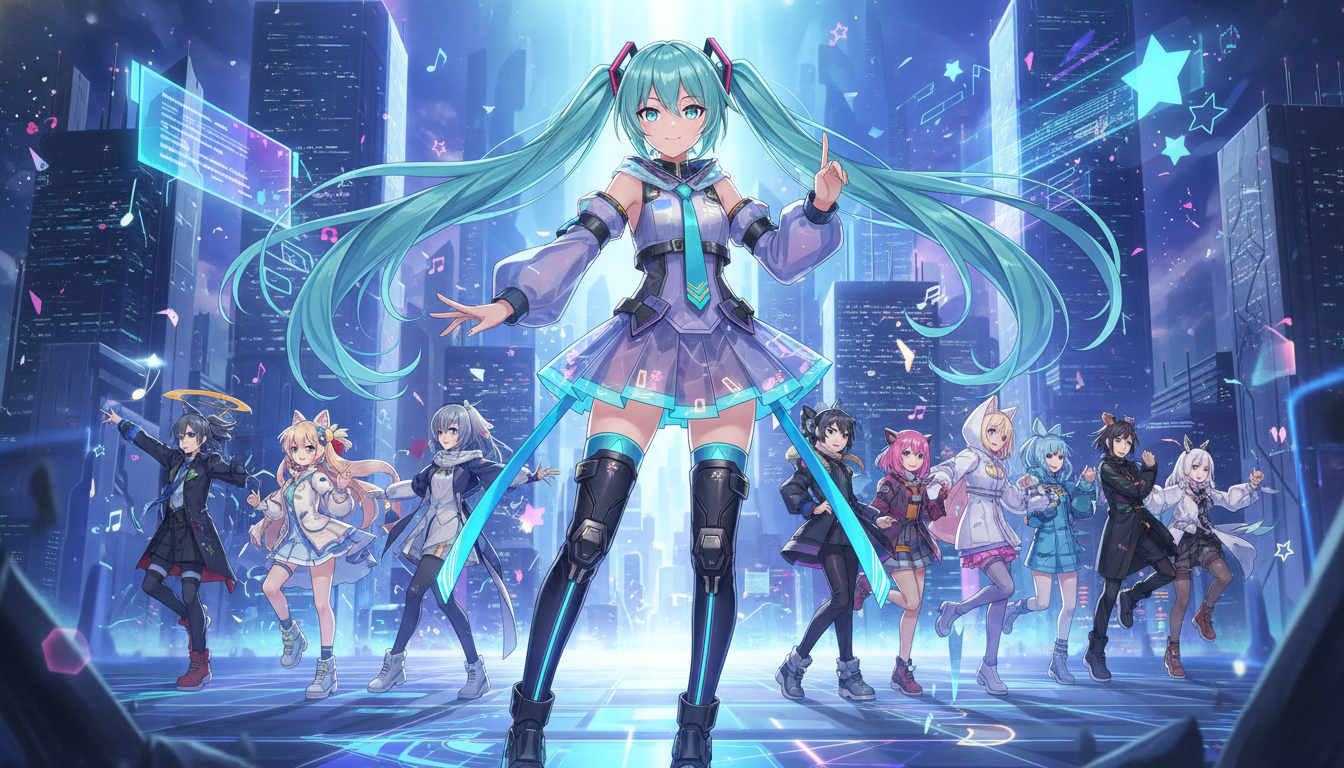 今、絶対に知っておきたい人気AIアイドルの具体例
