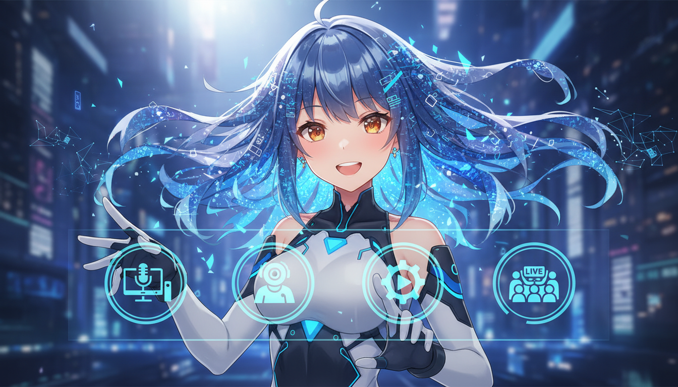 実際にAI VTuberを動かすまでの「4つのステップ」を体験してみましょう