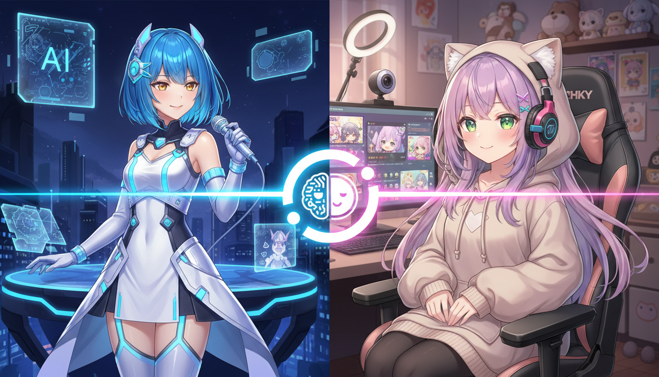 AIアイドルとVTuberの違いを整理しておさらいしましょう