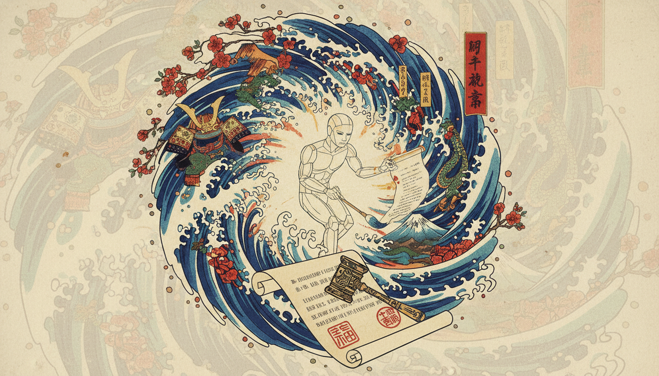 日本の法律（著作権法）ではAI画像をどう考えているのでしょうか？