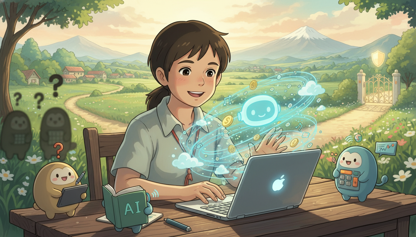 初心者さんでも安心して始められるAI副業の具体例