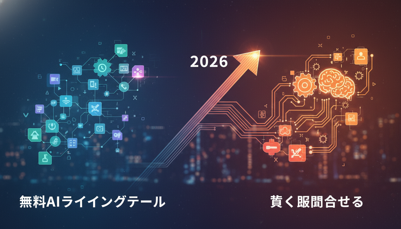 無料ツールを賢く組み合わせるのが2026年の正解