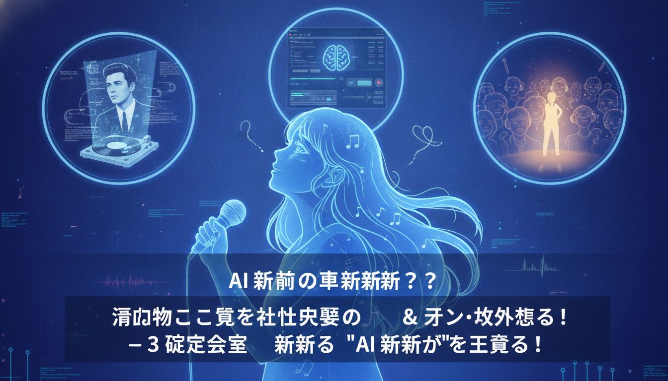 実際に起きた「AI新曲」を巡る3つの具体的な事例