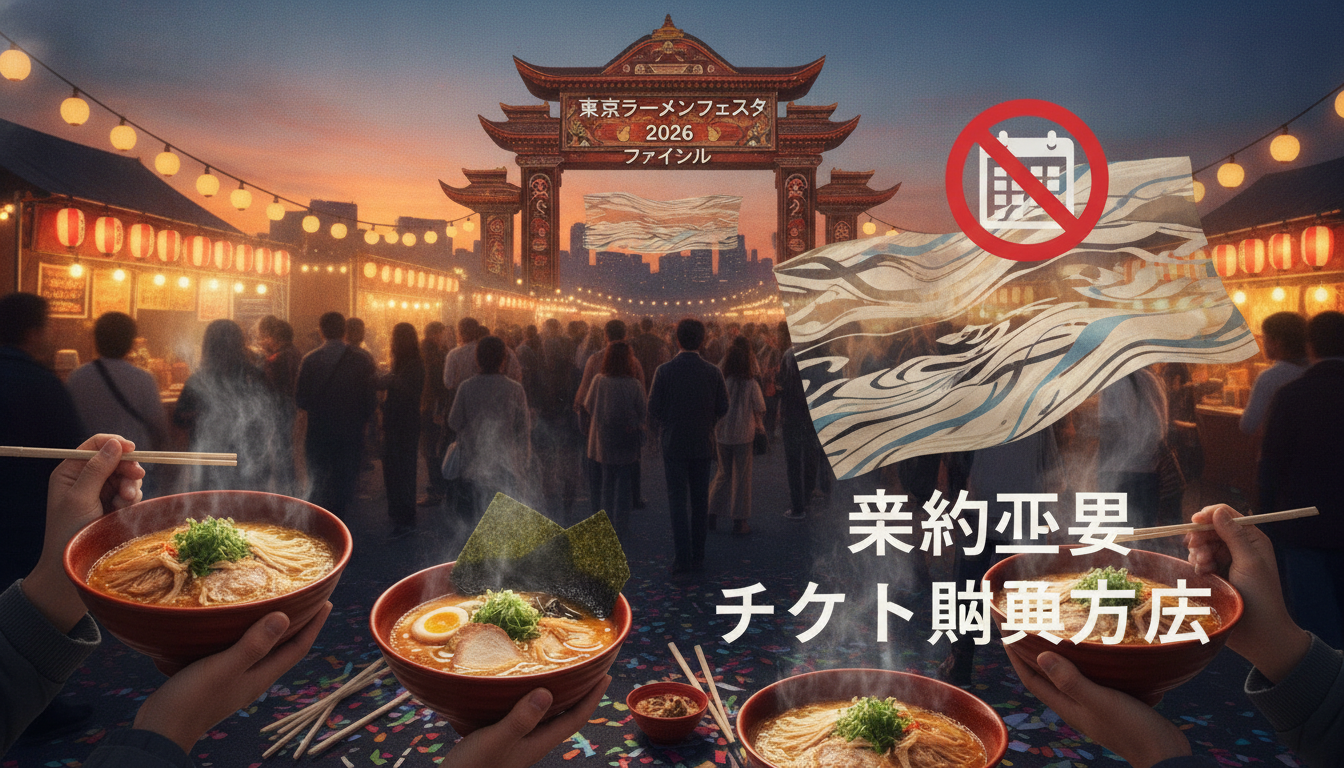 東京ラーメンフェスタ 2026 ファイナルに日時指定の予約はありません！