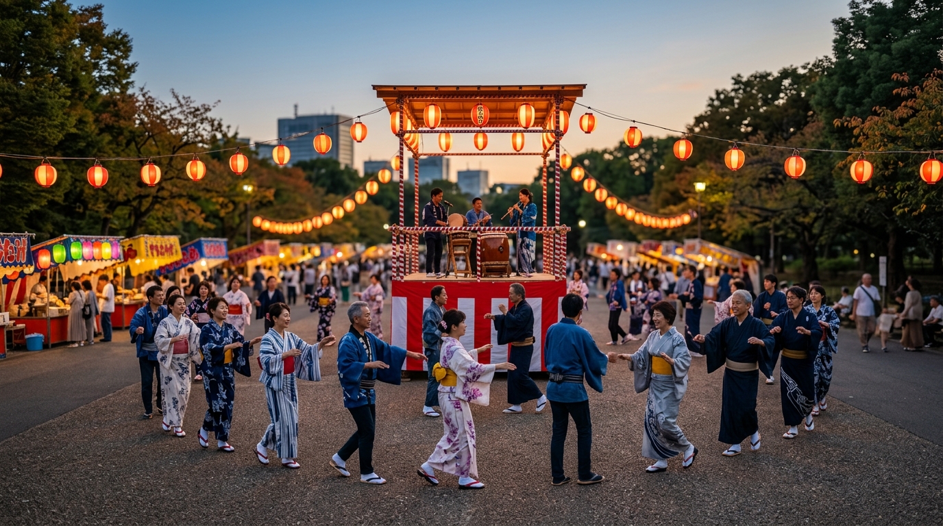 2026年の上野公園では10月にも大きな盆踊りイベントが開催予定です