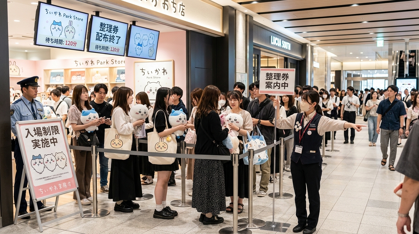 LUCUA SOUTH 2026 ちいかわ 混雑予想の結論は「事前準備が必須」です！