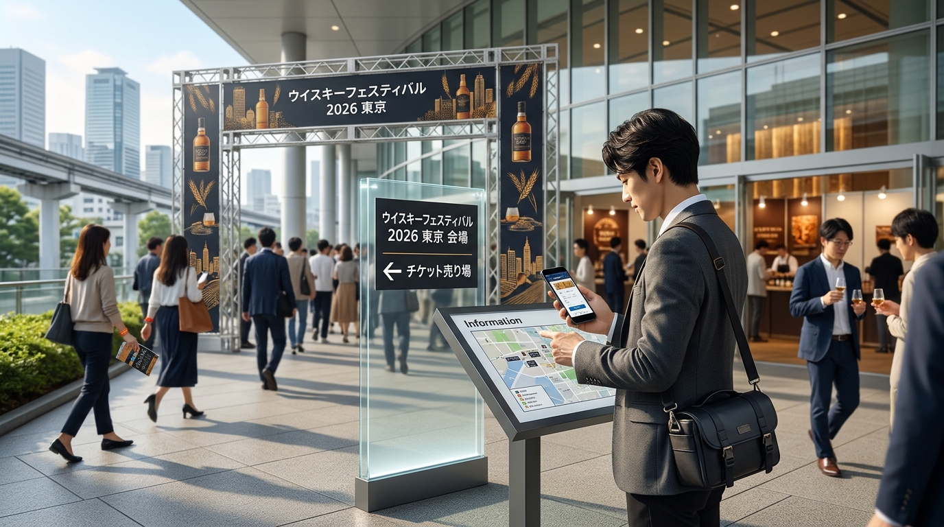 具体的なチケット購入手順と会場へのルート