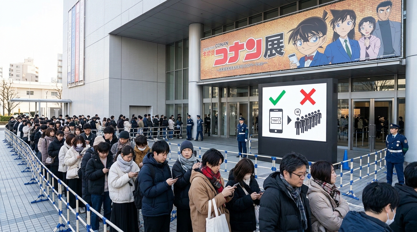 名探偵コナン展名古屋2026年12月12日は前売り券が必須？混雑は避けられないかも！