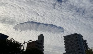 穴あき雲は地震の予兆と不安の声！発生の原因には2つの説が有力？