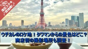 ウチカレのロケ地！タワマンからの景色はどこ？商店街の撮影場所も調査！