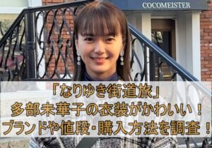 「なりゆき街道旅」多部未華子の衣装がかわいい！ブランドや値段・購入方法を調査！